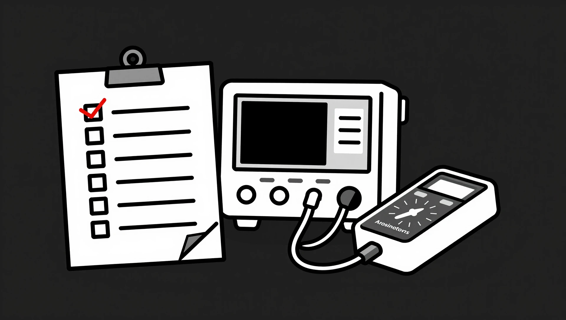 Illustratie van powerbanks en apparaten tijdens een test